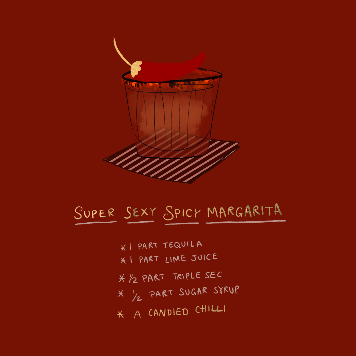 A Super Sexy Spicy Margarita