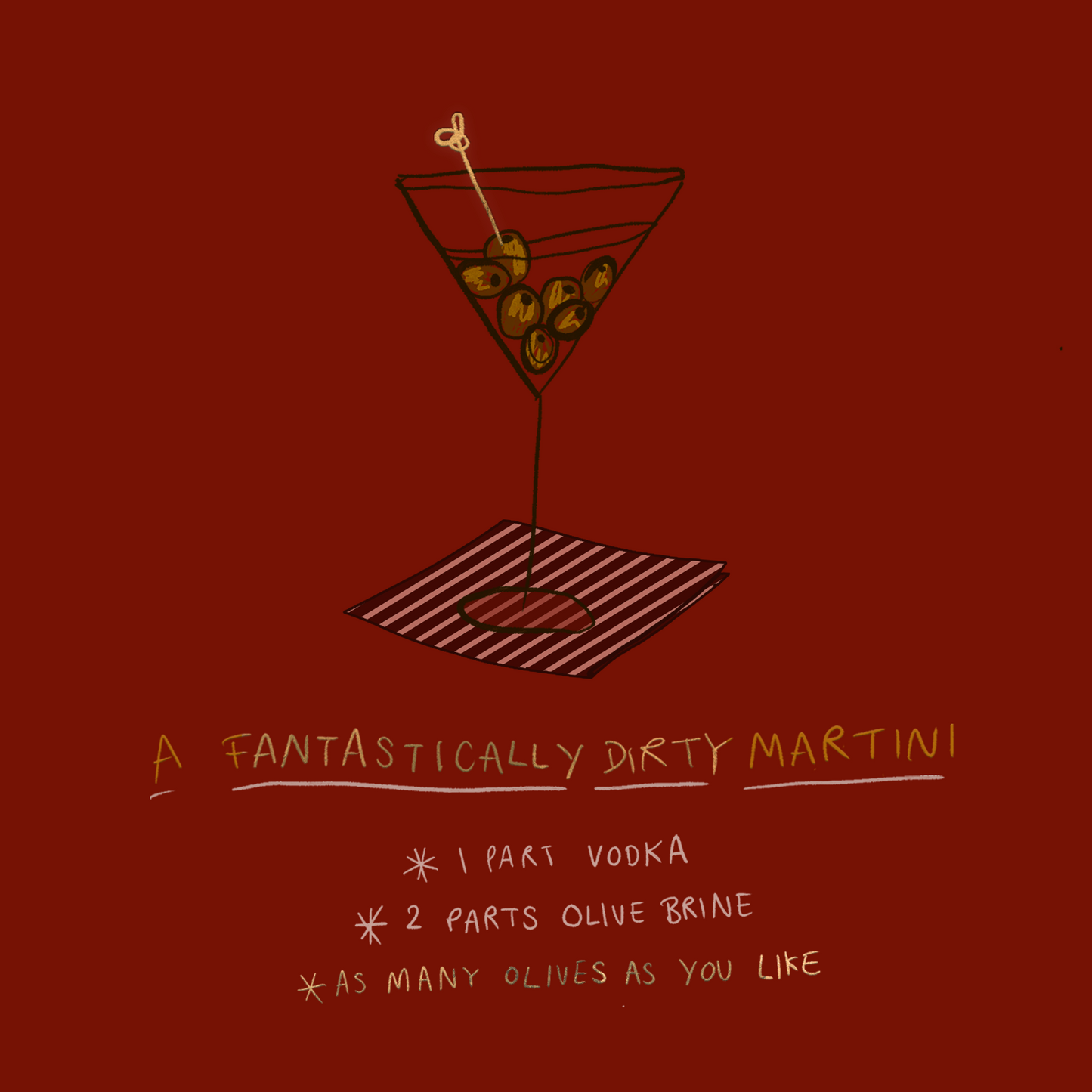 A Fantastically Dirty Martini